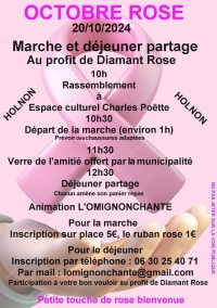 Octobre Rose - 20 octobre 2024 - Holnon